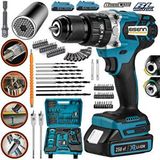 eısenn Eisenn 2400s Xr Darbeli Yüksek Tork Brushless Kömürsüz Motor Güçlendirilmiş Çift Akülü Vidalama Matkap 13 Mm Mandren 7/19 Socet Hediyeli