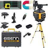 eısenn Eisenn Ehz-360 16 Köşe 360 Derece Komple Heryere Artı Lazer Terazi Tripod Ayaklı Distomat Mıknatıslı Çantalı Kumandalı