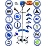 EISENN Eısenn German E-9900 15 Pcs Full Set Yan Tipi Benzinli Tırpan + Toprak Eşeleme + Akrobat Çapa Roket Başlık