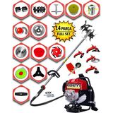 Eısenn German 14 In 1 Esx-63 Magnetec 20 Hp Sırt Tipi Çim Ot Çalı Biçme Tırpanı Akrobat Çapa Aparatı