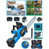 Eisenn German Bl Fırçasız Motor Li-On 10 Pilli Batarya Çift Akülü 32 Cm Palalı Dal Budama Bıçkı Makinası