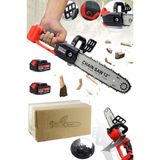 Eisenn German BL Kömürsüz Motor 32 Cm Pala Çift Akülü Dal Budama Ağaç Odun Kesme Bıçkı Makinesi