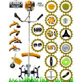 Eısenn German F-801 Full Set 15 Pcs Yan Tipi Benzinli Tırpan + Toprak Eşeleme + Akrobat Çapa Roket Başlık