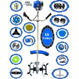 Eisenn German Forstpro-15 F830 Yan Tip Tırpan + Akrobat Çapalama + Toprak Eşeleme 15 Parça Full Set - Renk