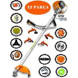 Eisenn German Maxtrex-12 F991 Yan Tipi Benzinli Ot Çalı Çim Biçme Tırpanı+ 12 Parça Full Arazi Seti - renk
