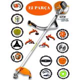 Eisenn German Maxtrex-12 F991 Yan Tipi Benzinli Ot Çalı Çim Biçme Tırpanı+ 12 Parça Full Arazi Seti