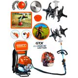 Eisenn Germany Bp 560 Series 20 Hp Ergo Sırt Tipi Çim Ot Çalı Biçme Tırpanı + Akrobat Çapa Aparatı