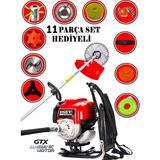 Eisenn Germany EIS-BR11 Sırt Tipi Benzinli Ot Çalı Çim Biçme Tırpanı+ 11 Pcs Full Set Hali Yıkamalı - 11010002