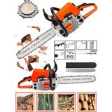 Eisenn Germany Prosaw Ms-8800 Benzinli 14 Hp Arazi Ağaç Motoru Hızar Bıçkı Testere Odun Kesim Makinası 52 Cc