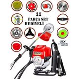 Eisenn Germany Rbx-11 Vortex Sırt Tipi Benzinli Ot Çalı Çim Biçme Tırpanı+ Efsane Set Halı Yıkamalı