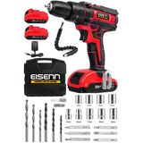 Eisenn Germany Technology Red Current Motor 58 V 8 Ah Celik Sanziman Cift Akulu Vidalama Matkap