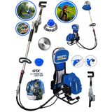 Eisenn Turbo Gtx Benzinli Sırt Tipi Tırpan Ot Çim Çalı Biçme Makinası+Hasat Toplama Aparatı Hediyeli