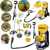 Eisenn Ultra World Sırt Tipi Tırpan Benzinli Motorlu Ot Çim Çalı Çayır Biçme Makinası + Hasat Toplama Aparatı