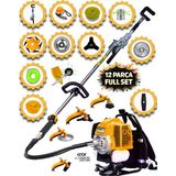 Eisenn World Oliven 12 Parça Set Zeytin Silkme Hasat Makinası + Sırt Tipi Benzinli Motorlu Tırpan