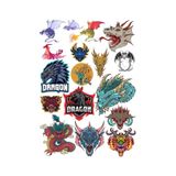 Ejderha Sticker Set 5 20 Parça Telefon, Tablet, Defter, Laptop Sticker