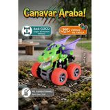 Ejderha Temalı Canavar Araba Seti - 360 Derece Takla Atan Atalet Motorlu Monster Truck Oyuncak