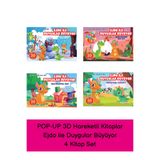 EJDO İLE DUYGULAR POP-UP 3D HAREKETLİ KİTAPLAR 4 KİTAP SET