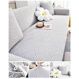 Ejmel Jakar Koltuk Örtüsü Çekyat Kılıfı Kanepe Örtüsü 3lü Esnek Lastikli Kaliteli Leke Tutmaz - 180 x 220 cm - Gri