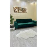 Ejmel Kadife Lastikli Koltuk Örtüsü Kanepe Kılıfı Çekyat Örtüsü Esnek - 230 x 180 cm - Zümrüt Yeşili