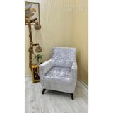 Ejmel Kadife Lastikli Koltuk Örtüsü Kanepe Kılıfı Çekyat Örtüsü Esnek - 60 x 90 cm - Açık Gri
