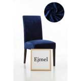 EJMEL MARKA Kadife Sandalye Kılıfı/ Sandalye Örtüsü 6'li KALİTELİ