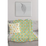 Ejoya 106879 100x150 cm Renkli Özel Tasarım Tek Kişilik Battaniye ve Yastığı
