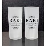 Ejoya 2'li Rakı Bardağı 111486 - Siyah