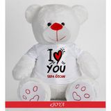 Ejoya 81877 Kişiye Özel I Love You 50 cm Peluş Ayıcık