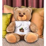 Ejoya 81957 Kişiye Özel Doğum Günü Temalı 40 cm Peluş Ayıcık