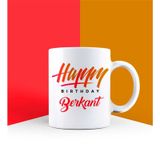 Ejoya 85763 Kişiye Özel Happy Birthday Kupa Bardak