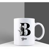 Ejoya 85864 Kişiye Özel Harf ve İsim Kupa Bardak
