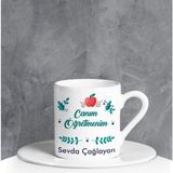 Ejoya 90662 Kişiye Özel Canım Öğretmenim Türk Kahvesi Fincanı