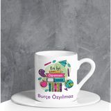 Ejoya 90665 Kişiye Özel En İyi Öğretmen Türk Kahvesi Fincanı