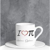 Ejoya 90691 Kişiye Özel I Love Pi Türk Kahvesi Fincanı
