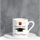 Ejoya 90694 Kişiye Özel Öğretim Üyesi Türk Kahvesi Fincanı