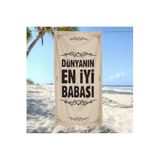 EJOYA Babalara Özel Fotoğraflı Plaj Ve Spor Havlusu, 116576