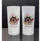 Ejoya Kişiye Özel 2'li Rakı Bardağı 111386 - Pembe