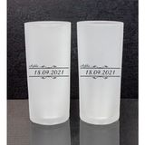 Ejoya Kişiye Özel 2'li Rakı Bardağı 111448 - Siyah