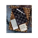 EJOYA Kişiye Özel Defter Kalem & Latte Kupa & Bargello 709 Erkek Parfüm Hediye Kutusu 112635