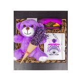 EJOYA Kişiye Özel Defter & Kalem & Lavantalı Peluş Ayı & Choco Biscuit Hediye Kutusu 111791