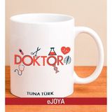 Ejoya Kişiye Özel Doktor Kupa Bardak 79946 - Kırmızı