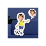 EJOYA Kişiye Özel Fotoğraflı Futbolcu Yastık 50 cm, 115473_50