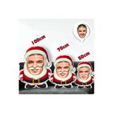 EJOYA Kişiye Özel Fotoğraflı Yeni Yıl Noel Baba Peluş 100 cm Yastık, 116227-100