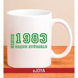 Ejoya Kişiye Özel Geçmiş Zaman Kupa Bardak 80001 - Yeşil