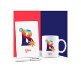 EJOYA Kişiye Özel Harf Ve Isim Defter Kupa Ve Kalem Set, 85924