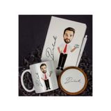 EJOYA Kişiye Özel İsim Temalı Defter & Kalem & Kupa & Fotoğraflık Hediye Seti 85989, BEYAZ
