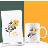 Ejoya Kişiye Özel Isimli Defter Kupa ve Kalem Set 85970