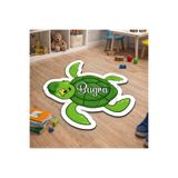 EJOYA Kişiye Özel Kaplumbağa Tasarımlı Puzzle Keçe Halı, 116271