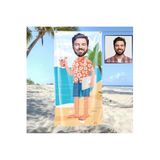 EJOYA Kişiye Özel Karikatür Fotoğraflı Relax Plaj Ve Spor Havlusu 115048
