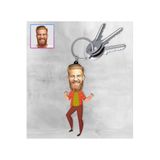EJOYA Kişiye Özel Karikatür Tasarım Anahtarlık, Standart, TYCBUTZM6N170176391906781, Çok Renkli, üniseks-yetişkin